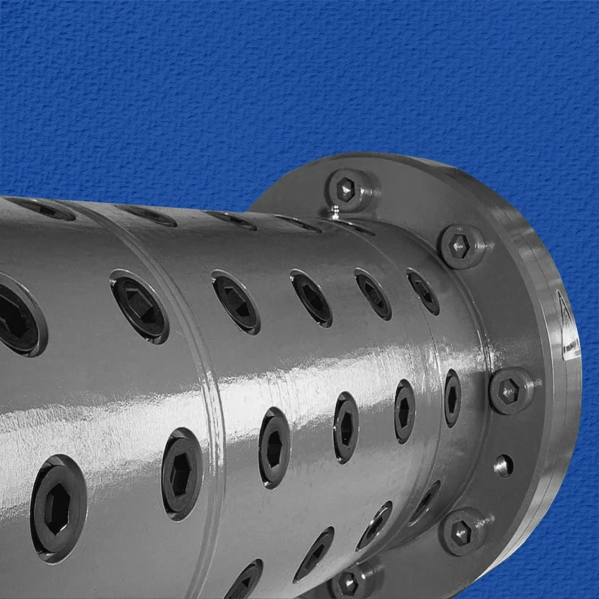 Rubber Hot & Cold Feed Screw & Barrel